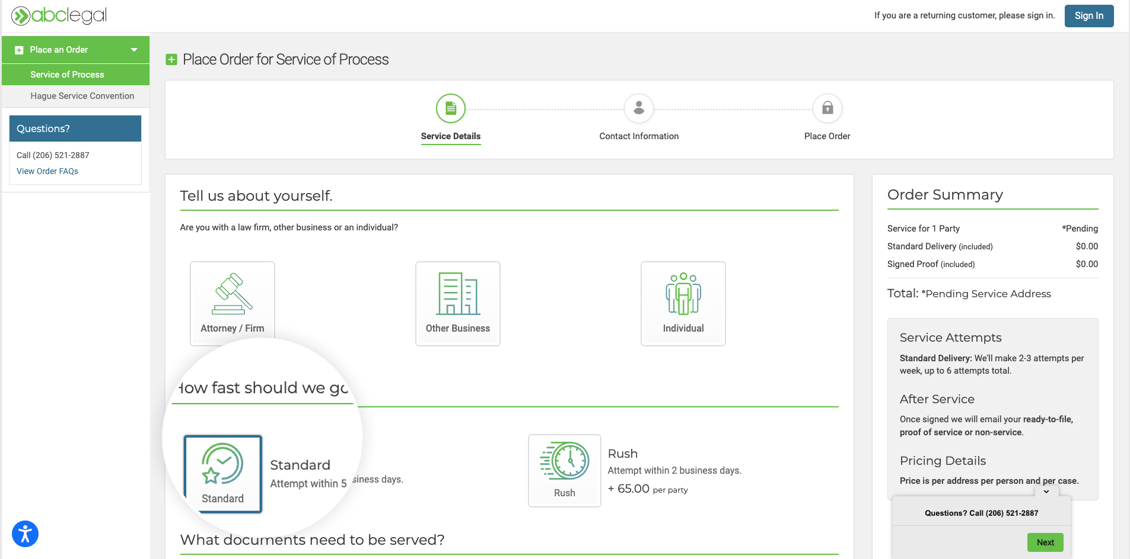 Upload Legal Documents